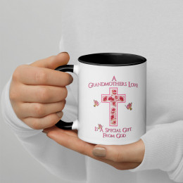 Grandma's Love Mug  with Color Inside
