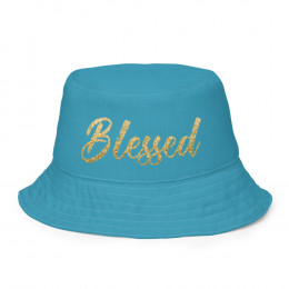 Blessed Faith Christian Hat, Reversible bucket hat